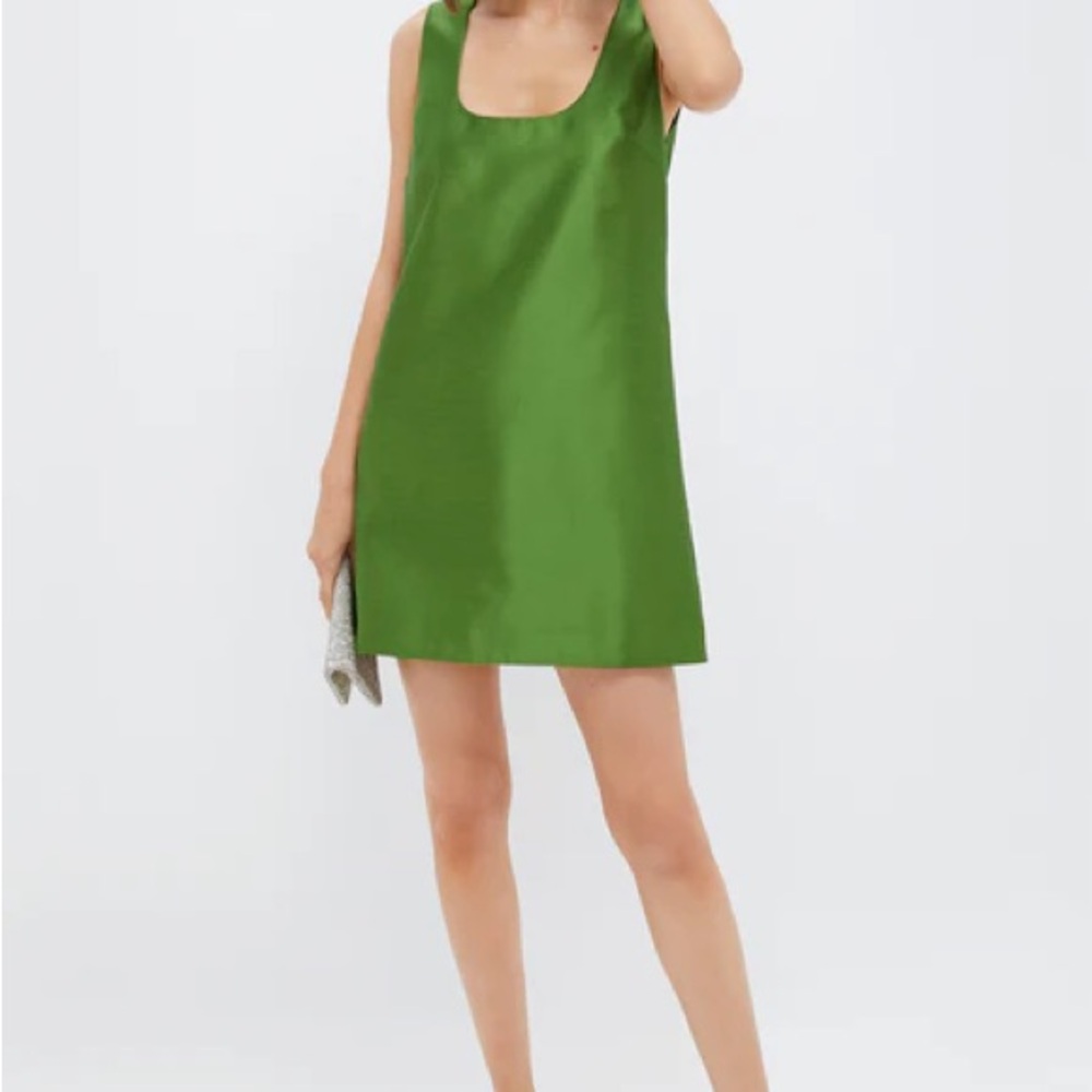 Tuckernuck Emerald Dupioni Dress